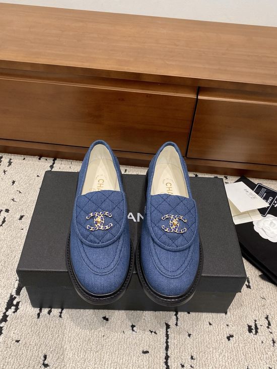 Chanel Classic Buckle Loafers Premium Leather Upper Soft Lining