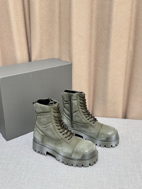 Balenciaga Classic Black Thick Sole Comfortable Casual Boots