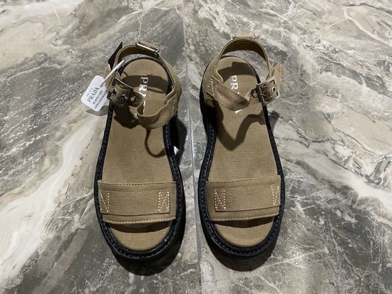Prada Platform Roman Sandals Comfortable Non-slip Sole