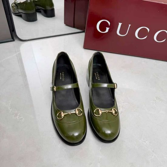 Gucci Stylish Classic Leather Comfortable Flat Loafers