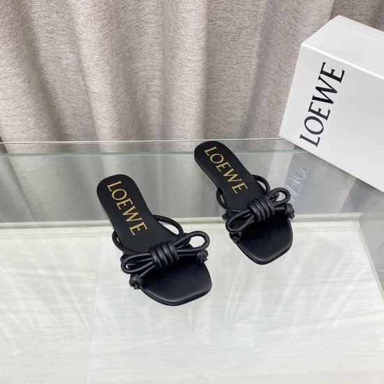 Loewe Air-conditioned Slip-on Loafers with Head Layer Soft Leather
