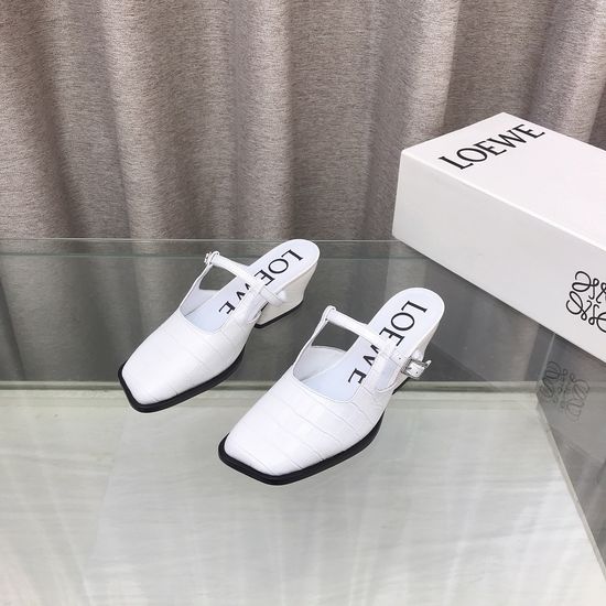 Loewe Limited Edition Slip-on Sandals with Embossed Design