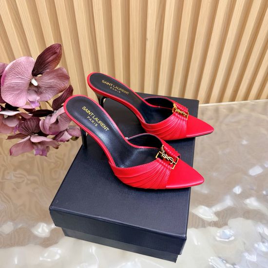 Yves Saint Laurent Classic High-Heeled Sandals with Custom Hardware