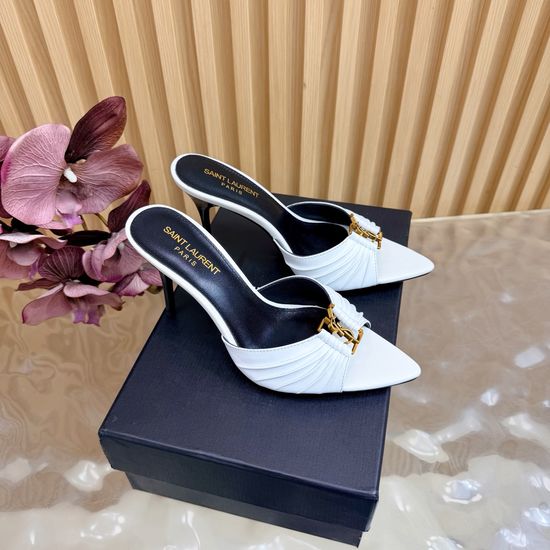 Yves Saint Laurent Classic High-Heeled Sandals with Custom Hardware