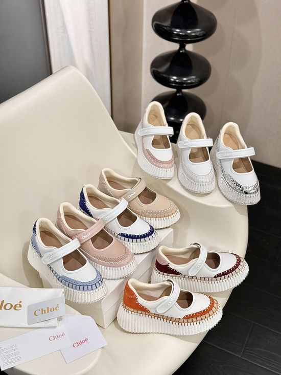 Chloe Genuine Leather Classic Footwear with High Comfortable Sole