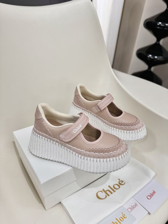Chloe Breathable Leather Casual Shoes Lightweight Comfortable Sole