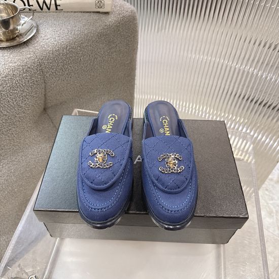 Chanel Elegant Closed-toe Slip-on Shoes with Soft Lining
