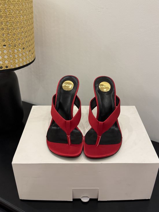 Yves Saint Laurent Chic High-Heeled Sandals with Metal Accents