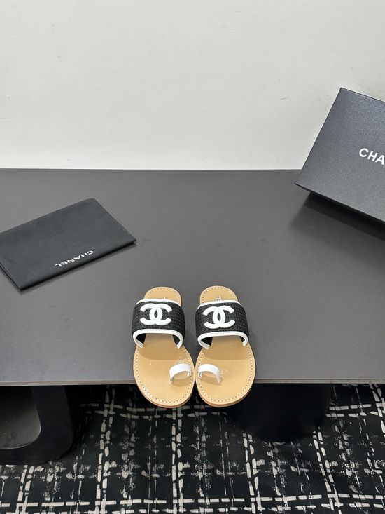 Chanel Genuine Leather Shoes with Premium Hardware Buckle