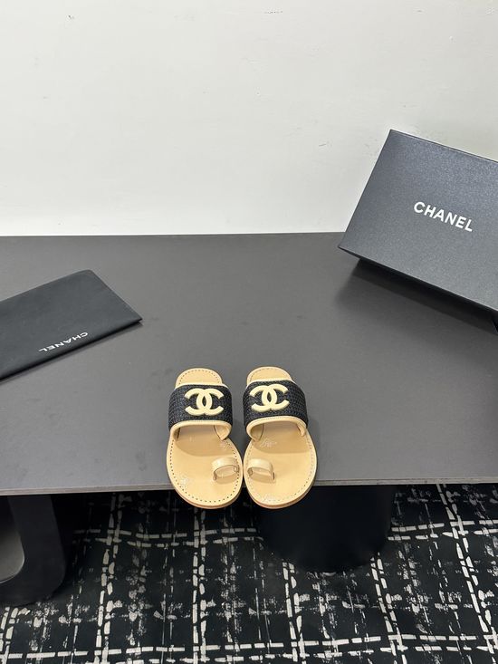 Chanel Genuine Leather Shoes with Premium Hardware Buckle