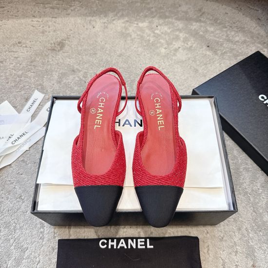 Chanel Premium Sheepskin Leather Casual Elegant Shoes