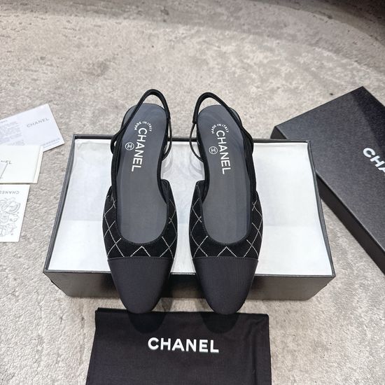 Chanel Elegant Leather Patchwork Comfortable Casual Shoes