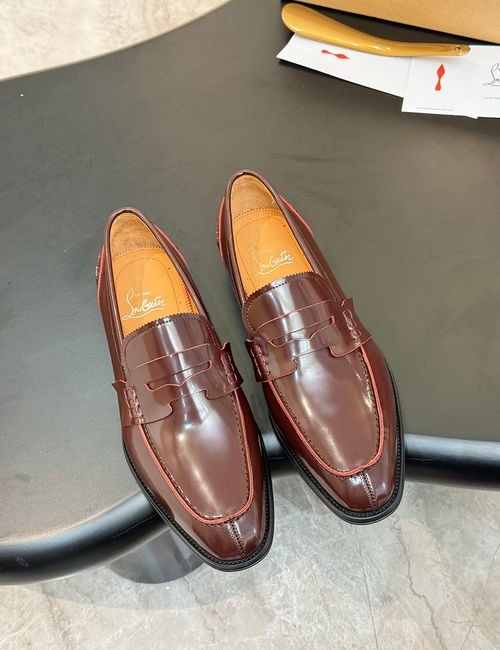 Christian Louboutin High-End Loafer Shoes With Red Soles