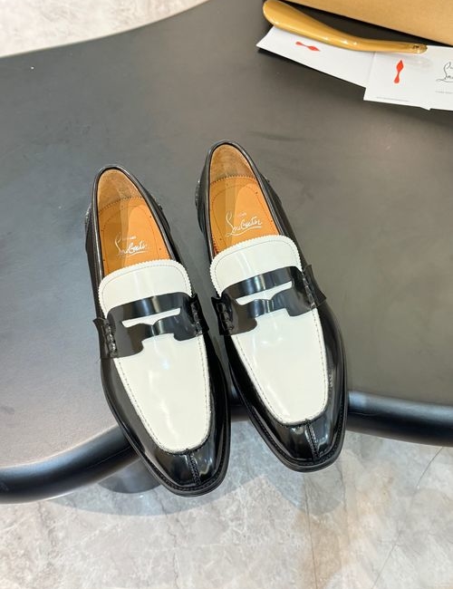 Christian Louboutin High-End Loafer Shoes With Red Soles