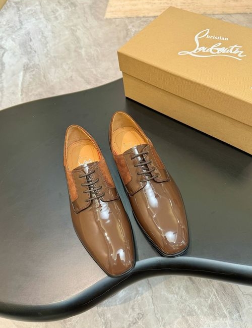 Christian Louboutin Red Sole Cow Leather Loafers