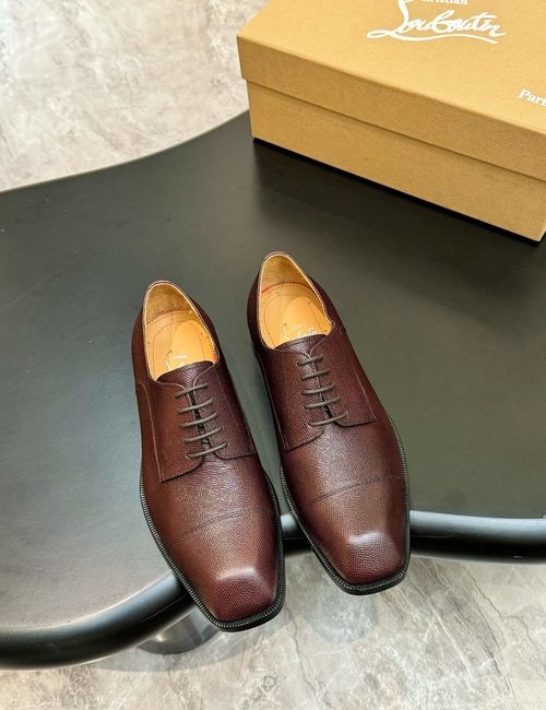 Christian Louboutin Red Sole Cow Leather Loafers