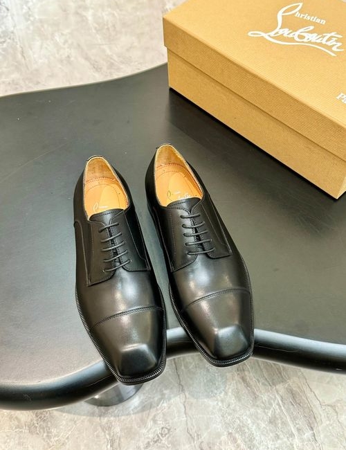 Christian Louboutin Red Sole Cow Leather Loafers