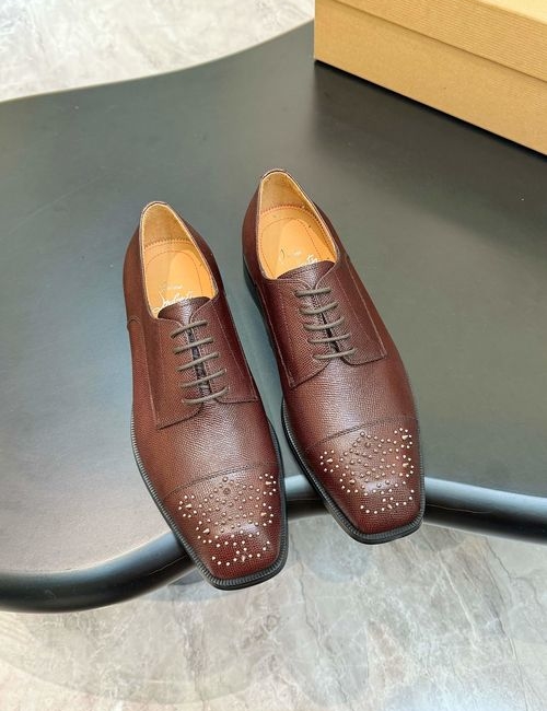 Christian Louboutin Red Sole Cow Leather Loafers