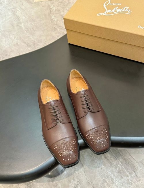 Christian Louboutin Red Sole Cow Leather Loafers