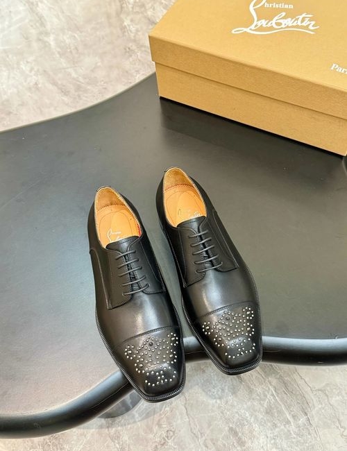 Christian Louboutin Red Sole Cow Leather Loafers