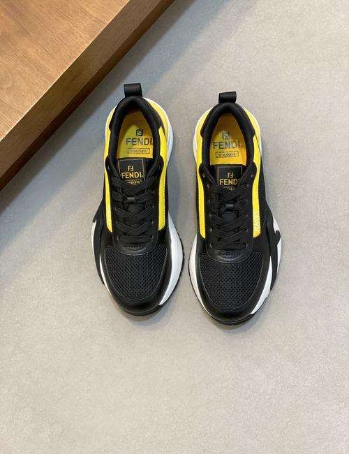 Fendi Flow Casual Sneakers With Zipper Eva Sole