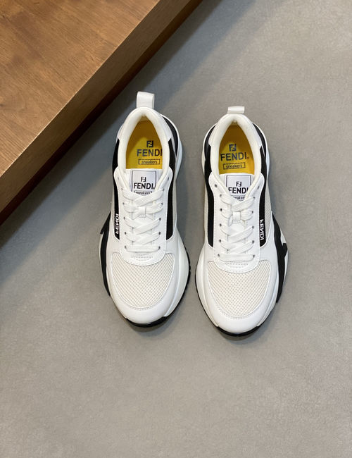 Fendi Flow Casual Sneakers With Zipper Eva Sole