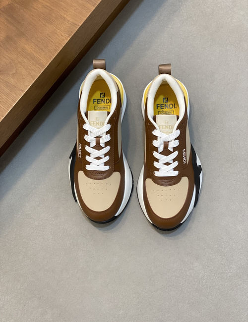 Fendi Flow Casual Sneakers With Zipper Eva Sole