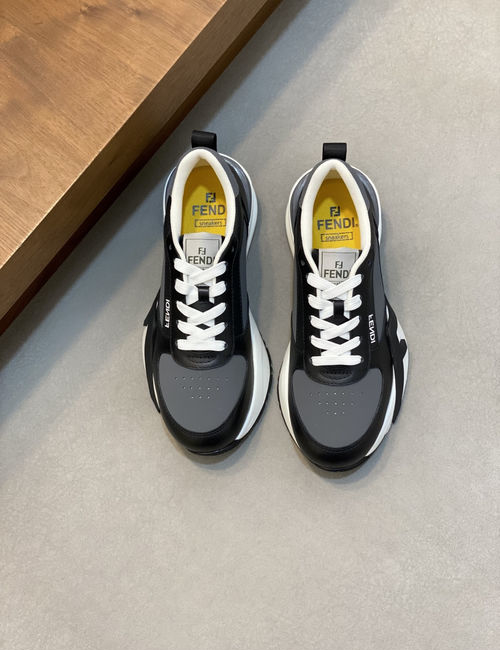 Fendi Flow Casual Sneakers With Zipper Eva Sole