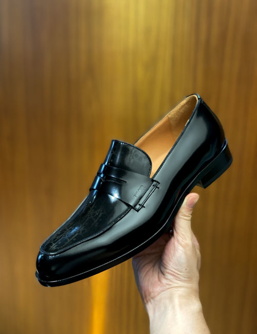 Christian Dior CD Oblique Pattern Oxford Derby Shoes
