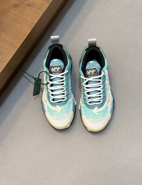 Fendi Multi-material Stitched EVA Sole Sneakers