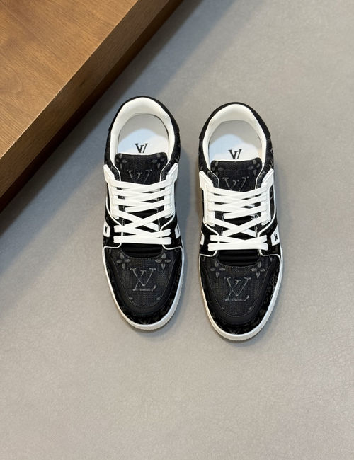 Louis Vuitton LV Trainer Sneakers Calfskin Casual Sports Shoes