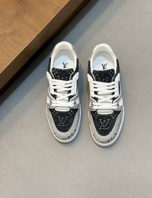 Louis Vuitton LV Trainer Sneakers Calfskin Casual Sports Shoes