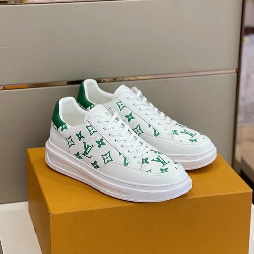 Louis Vuitton LV Beverly Hills Damier Leather Sneakers