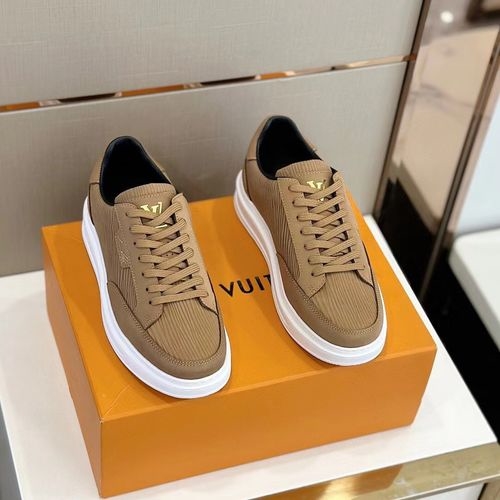 Louis Vuitton LV Calfskin Sneakers With Rubber Outsole