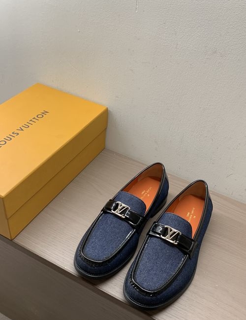 Louis Vuitton LV Major Loafer Monogram Fabric Leather Sole