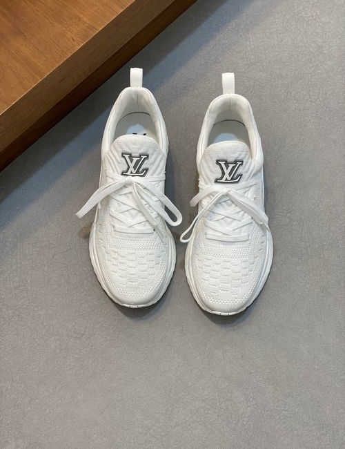 Louis Vuitton LV Classic Knitted Fabric Casual Shoes With LV Logo
