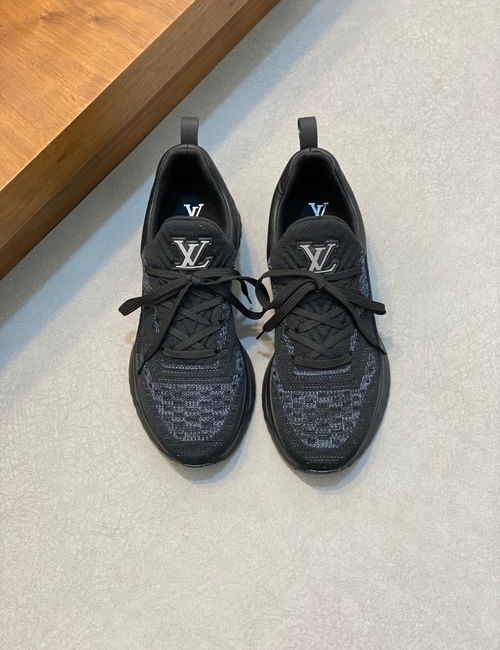 Louis Vuitton LV Classic Knitted Fabric Casual Shoes With LV Logo