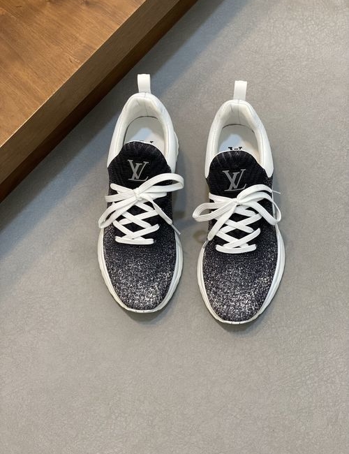 Louis Vuitton LV Classic Knitted Fabric Casual Shoes With LV Logo