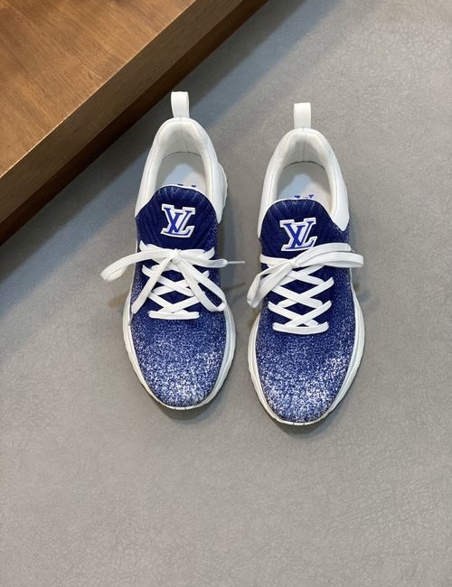 Louis Vuitton LV Classic Knitted Fabric Casual Shoes With LV Logo