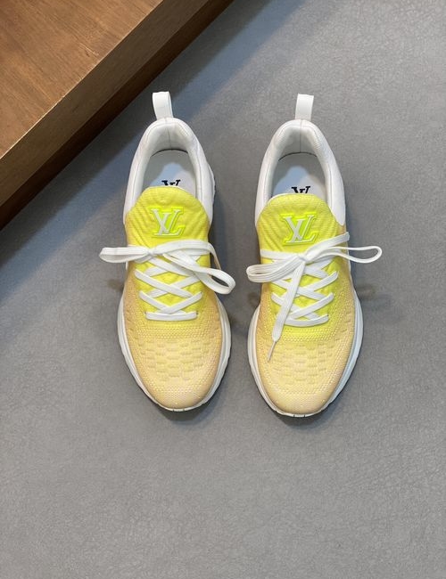 Louis Vuitton LV Classic Knitted Fabric Casual Shoes With LV Logo