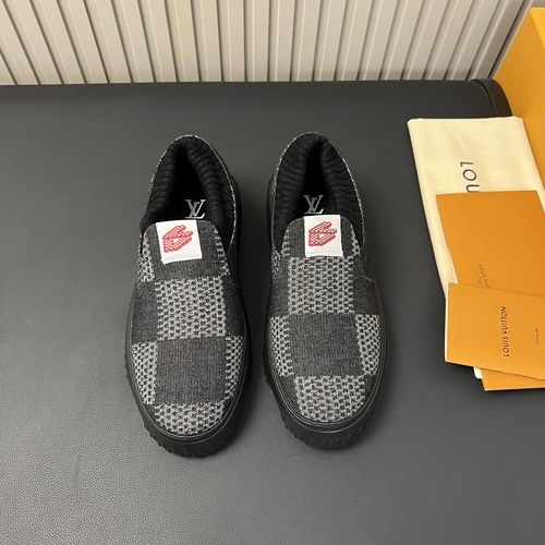 Louis Vuitton LV Space Lander Slip On Damier Shoes