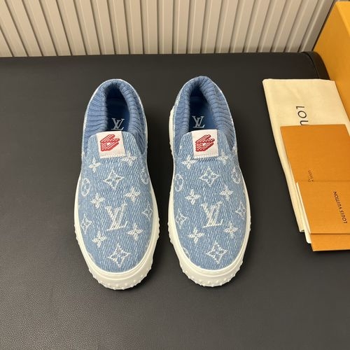 Louis Vuitton LV Space Lander Slip On Damier Shoes