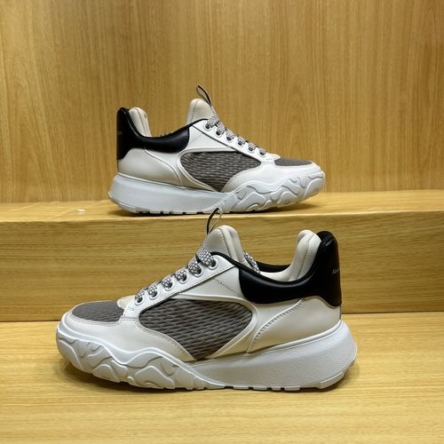 McQueen Curved Sole Lightweight Casual Sneakers