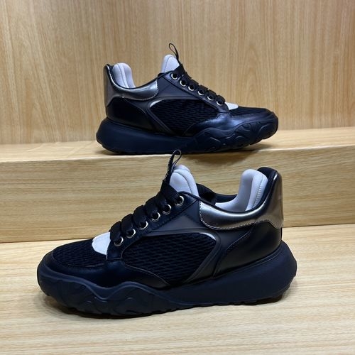 McQueen Curved Sole Lightweight Casual Sneakers