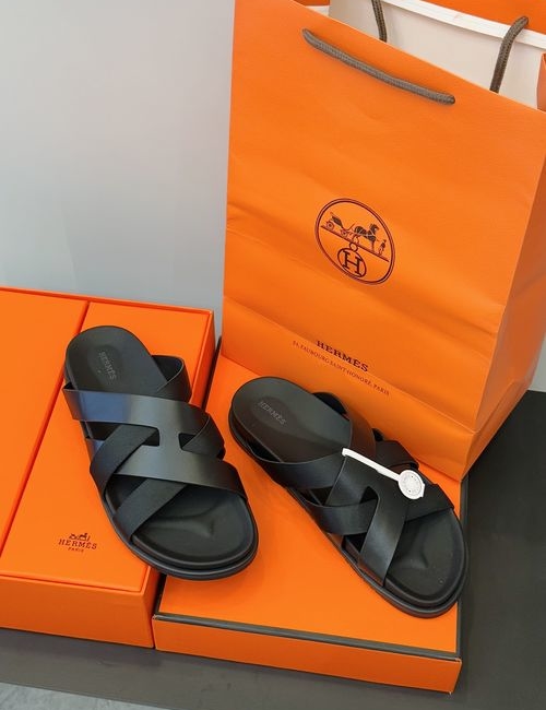 Hermes Cowhide Woven Casual Sandals