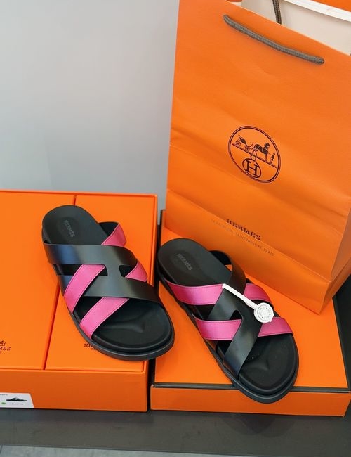 Hermes Cowhide Woven Casual Sandals