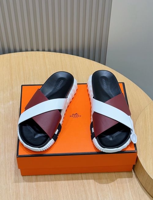 Hermes Infra Sandals With Contrast Color Sole