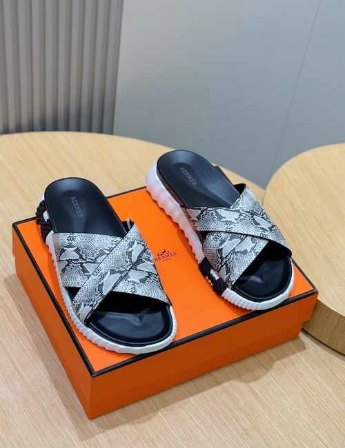 Hermes Infra Sandals With Contrast Color Sole