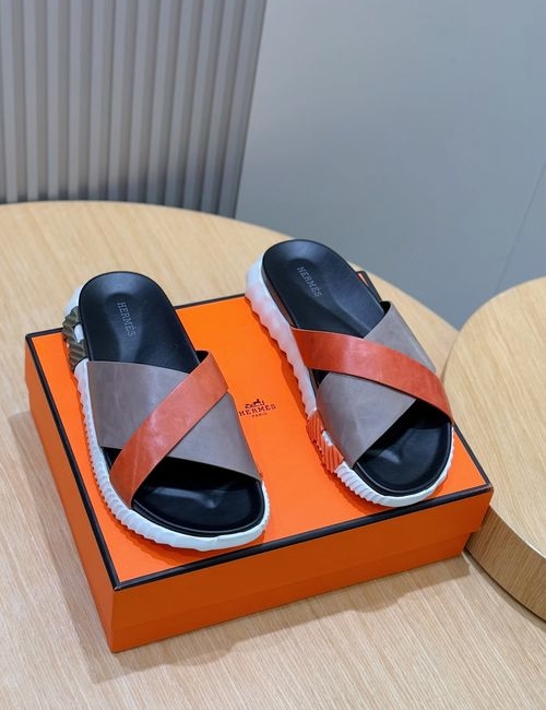 Hermes Infra Sandals With Contrast Color Sole