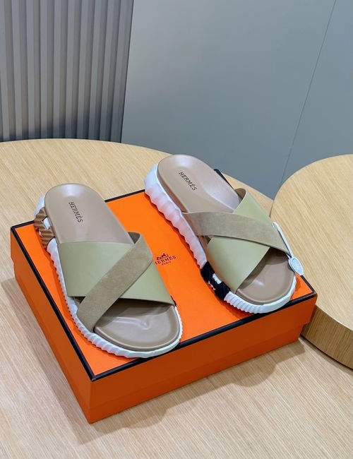 Hermes Infra Sandals With Contrast Color Sole